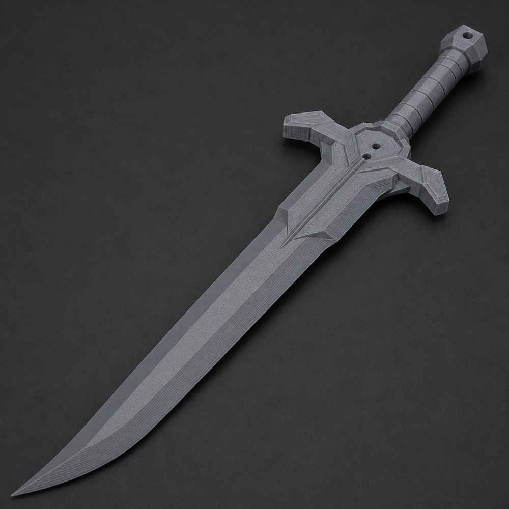 Full-Scale Prop Sword — Multipart Kit