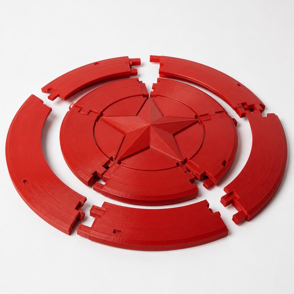 Life-Size Prop Shield — Flat Pack